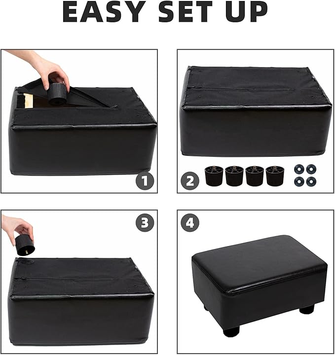 CAROLMADE Small Foot Stool Ottoman Footstool