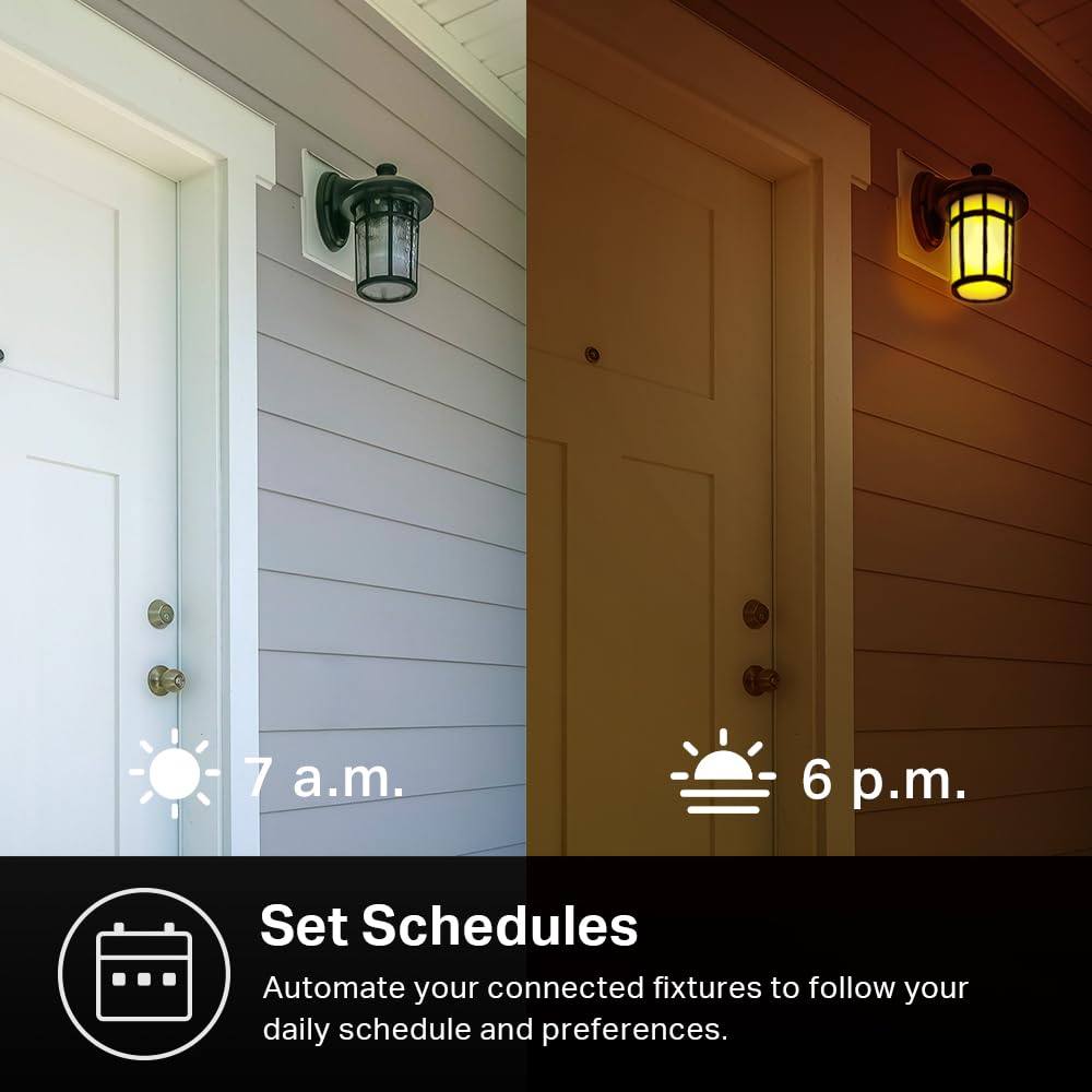 Kasa Matter Smart Light Switch: Voice Control w/Siri, Alexa & Google Assistant, UL Certified, Timer & Schedule, Easy Guided Install, Neutral Wire Required, Single Pole, 2.4GHz Wi-Fi, 3-Pack