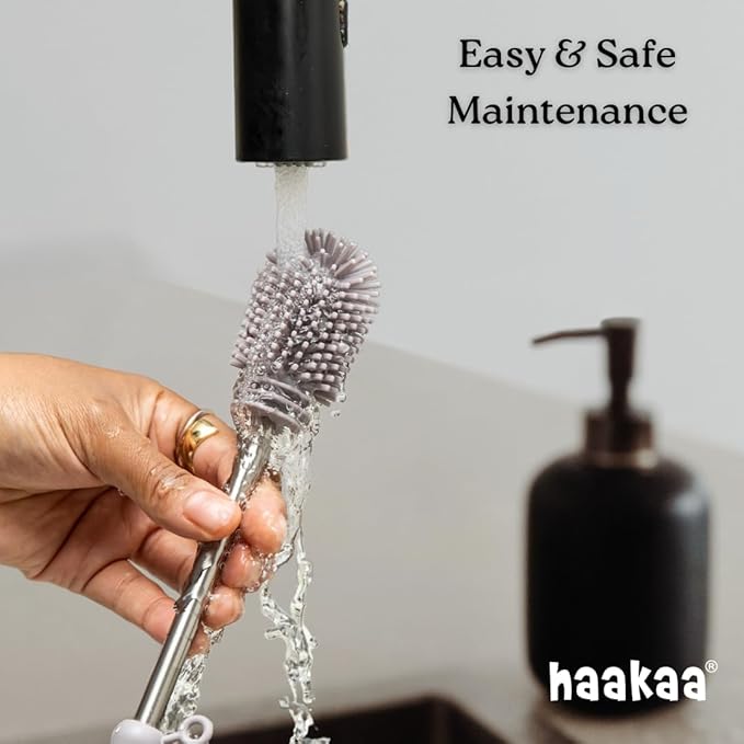 Haakaa Silicone Cleaning Brush Kit – Household Cleaning Brushes
