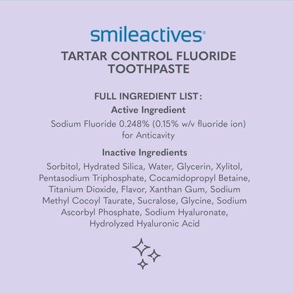 Smileactives Teeth Whitening Kit, Complete at Home Teeth Whitening Treatment, Travel Size Tooth Whitening, Stain Remover for White Teeth, Contains Clinical-Grade Hydrogen Peroxide, 60 Day Kit