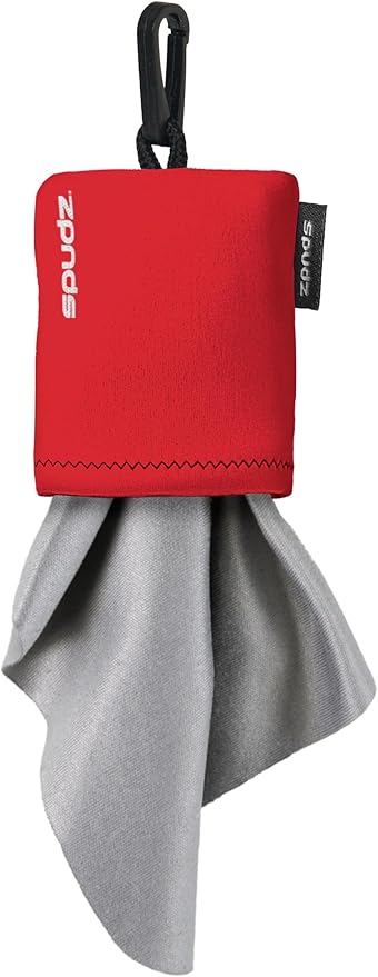 SPUDZ Ultra Microfiber Lens Cleaner – Closable Pouch, Washable –