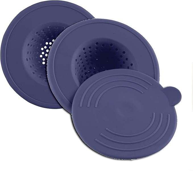 COOK WITH COLOR Kitchen Sink Strainer, Flexible Sink Strainer, Sink Drain