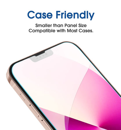 amFilm Auto-Alignment OneTouch for iPhone 16 [6.1''] Screen Protector + Camera Lens Protector, Tempered Glass, 30 seconds Installation, Bubble Free, Case Friendly, Anti-Scratch [2+2 Pack]