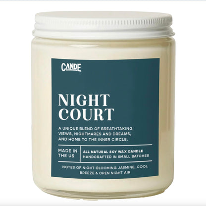 CE Craft Night Court Candle – Jasmine & Cool Breeze – Soy Wax, Hand-Poured, Bookish Fantasy Home Fragrance Gift - Sarah J. Maas, ACOTAR
