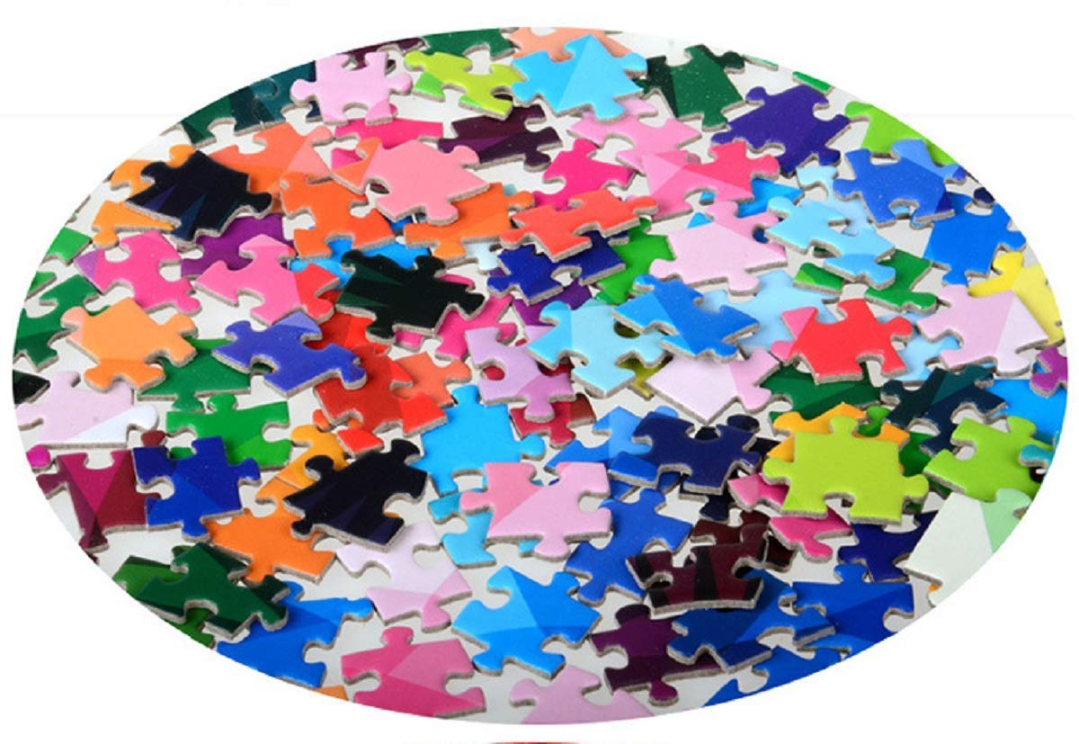 LRRH 1000 PCS Rainbow Palette Jigsaw Puzzle Intellectual Game for Adults and Kids