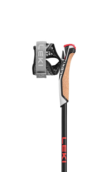 LEKI Instructor Lite Aluminum Adjustable Lightweight Trekking Poles for Hiking & Nordic Walking - Black-Gray-Yellow - 100-125 cm