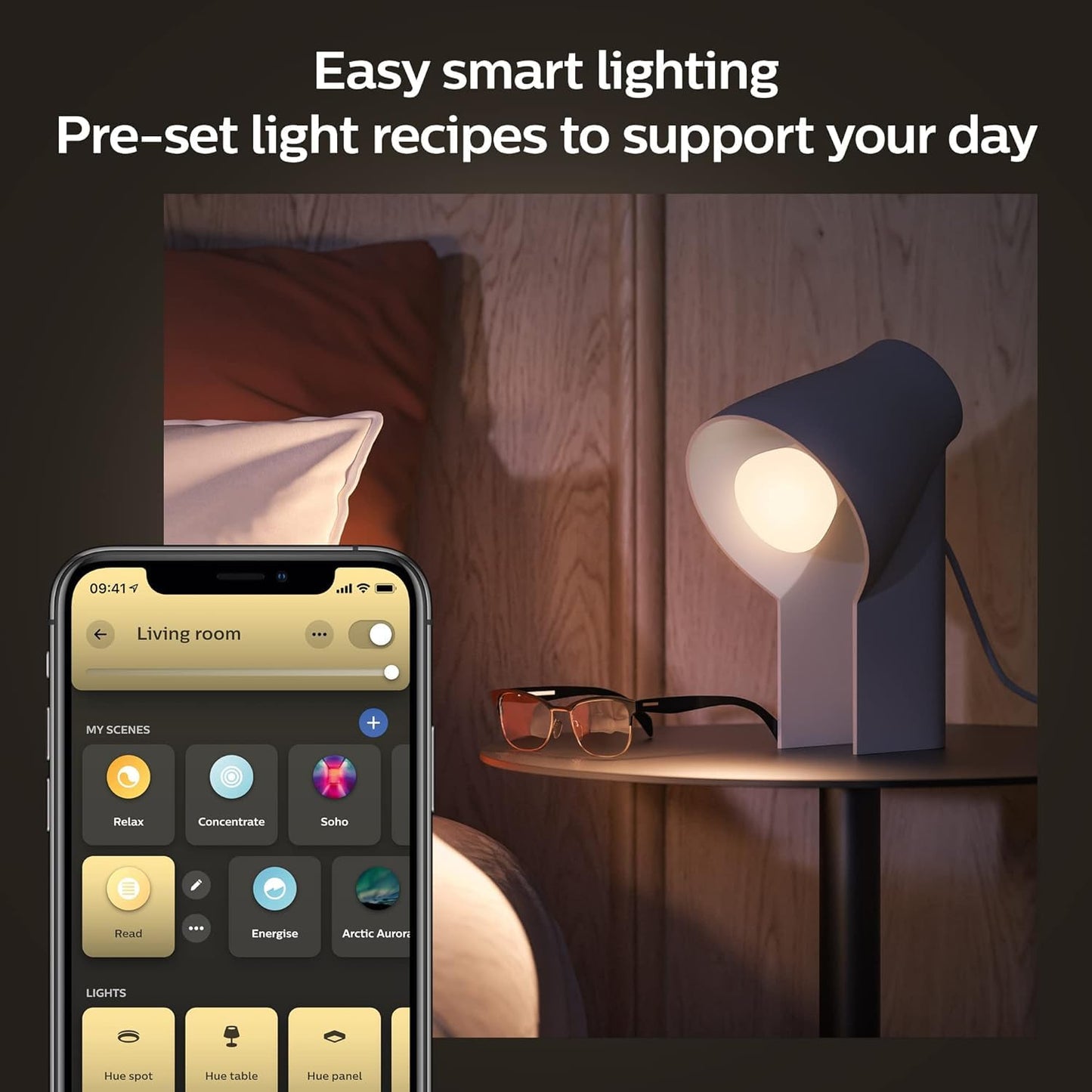 Philips Hue A19 LED Smart Light Bulb - White and Color Ambiance - 60W Indoor Light Bulb - Control with Hue App - Works with Alexa, Google Assistant and Apple Homekit - 3 Pack