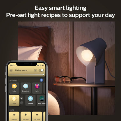 Philips Hue A19 LED Smart Light Bulb - White and Color Ambiance - 60W Indoor Light Bulb - Control with Hue App - Works with Alexa, Google Assistant and Apple Homekit - 3 Pack