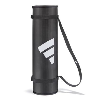 adidas 10mm Extra Thick Training Mat with Carrying Strap and Non-Slip Textured Base - Cushioned Workout Mat for Home Gym, Floor Workouts, and Intense Exercises - Portable and Durable