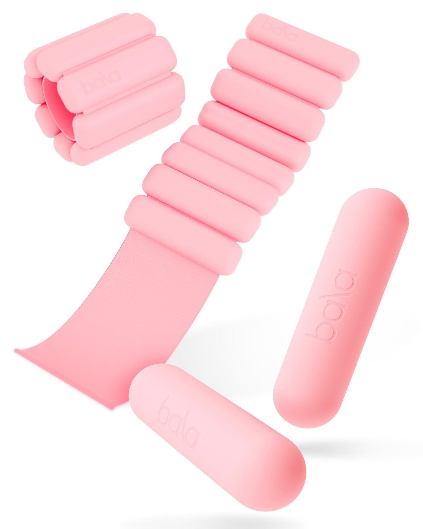 Bala Bangles & Bala Bars Home Workout Equipment Bundle - Blush