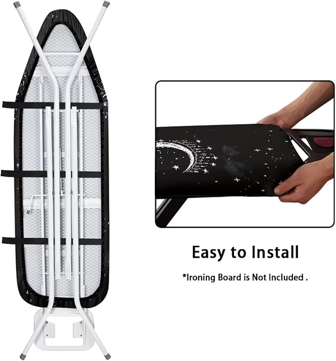 Gothic Sun Moon Iron Board Cover