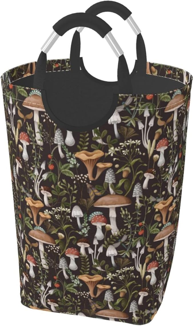 Mushrooms Berries Laundry Basket