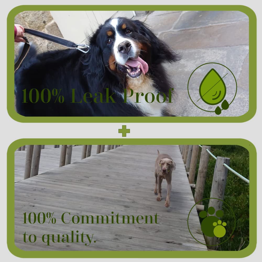 SCOT-PETSHOP Large Green Dog Waste Bags – 500 Poo Bags (Not On A Roll)