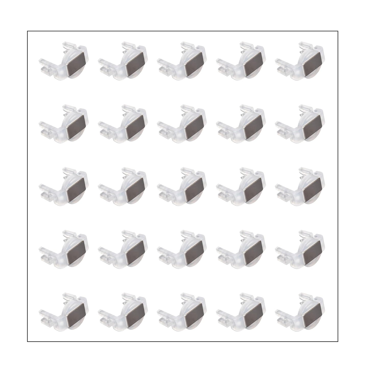 HLO Lighting Magnet Clip for C9 Holiday Lighting Sockets, can be Used for Patio Lighting, Pack of 25
