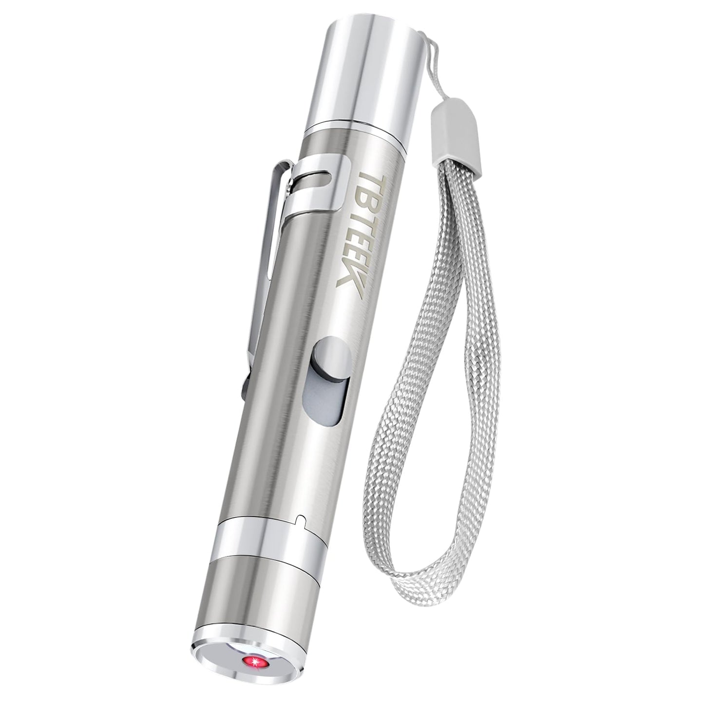 TBTeek Cat Toys, USB Rechargeable Kitten Toy, 3 Light Modes & 5 Adjustable Patterns, Portable Interactive Pet Dog Cat Mouse Toy for Fun Chase Play Exercise