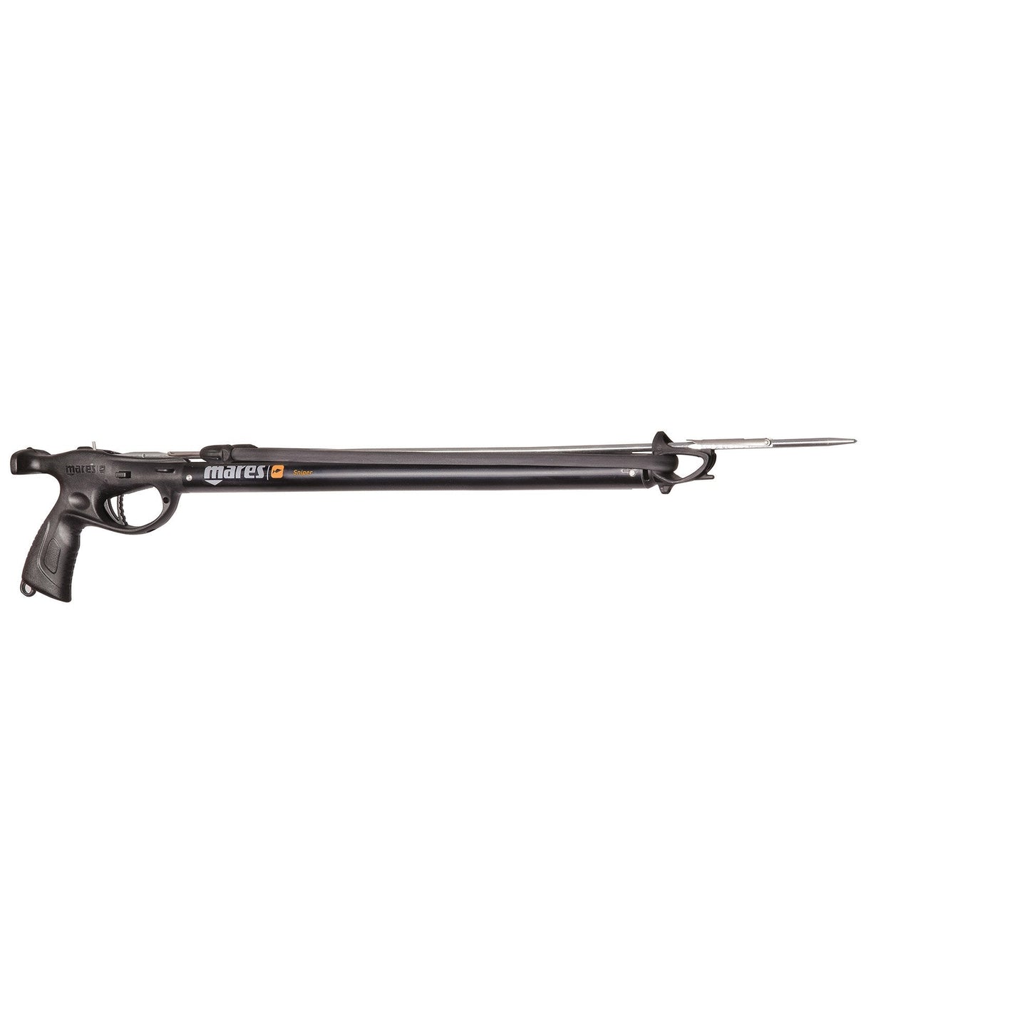 Mares Sniper Alpha Speargun for Spearfishing - Pneumatic Spear Gun with Aluminum Barrel & Circular Elastic - 35cm