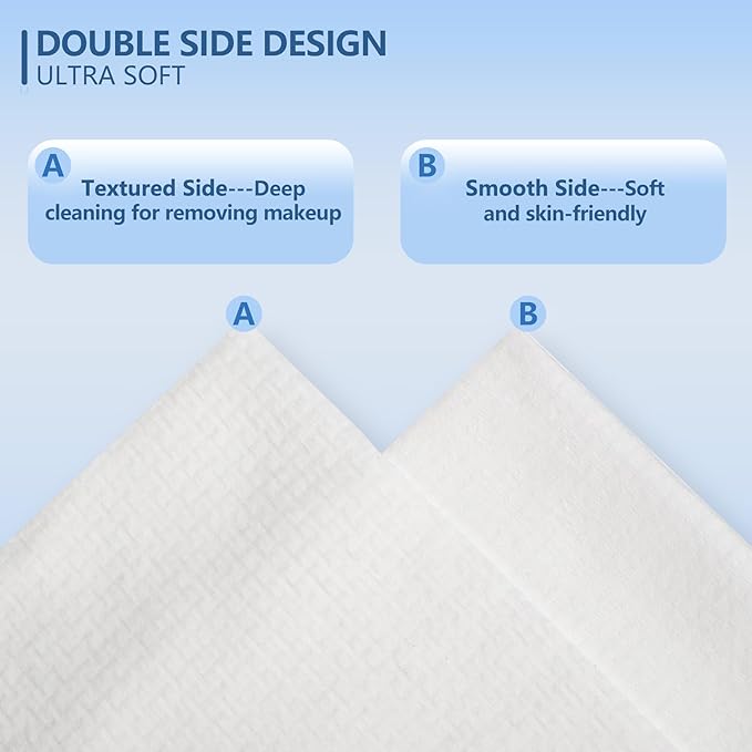 Disposable Face Towels, Ultra Soft Facial Towels