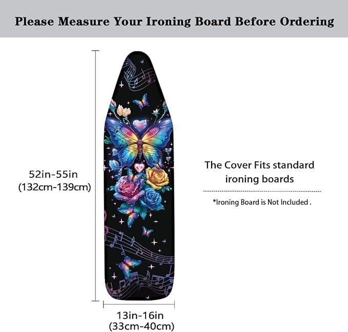Waterproof Ironing Board Cover Buttefly Print Iron Board Cover