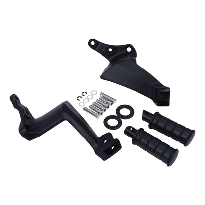 TCT-MOTORPARTS Passenger Pegs Pedal Footpegs Rests Mount Fit for Boardwalk High ball Victory Vegas Gunner Highball Kingpin Boardwalk Black 2008 13 17 16
