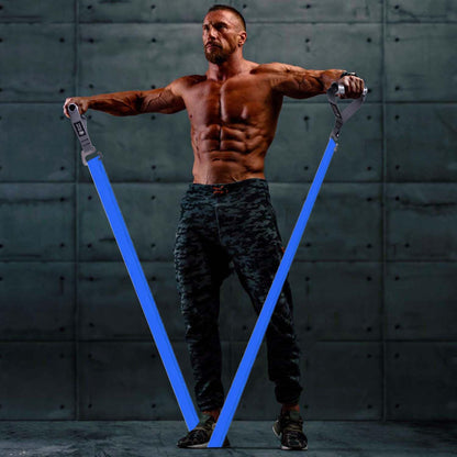 J Bryant Fitness Resistance Band Exercises Handles Heavy Duty Metal Gym Handles Stainless Steel Large Size Hook for Wide Pull Up Resistance Band Training Home Workout Fitness Equipment