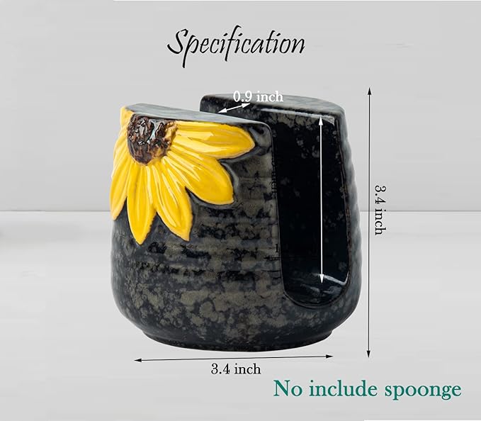 Sunflower Sponge Holder for Kitchen Sink Dish Sponges Holder Fall Autumn Theme