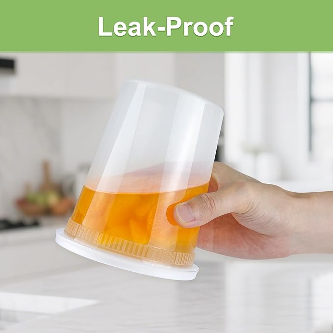 40 Sets Deli Containers with Lids 32 oz, Leak-Proof & BPA Free Airtight Takeout