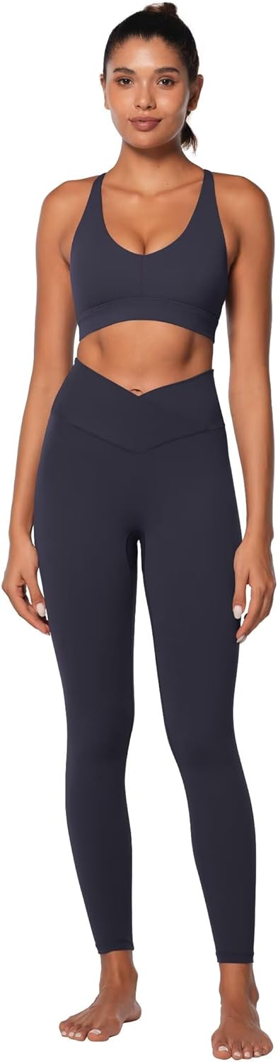 Sunzel Sunlissia Hidden Butt Lifting Scrunch Workout Leggings for Women, Crossover High Waist Yoga Pants with Tummy Control