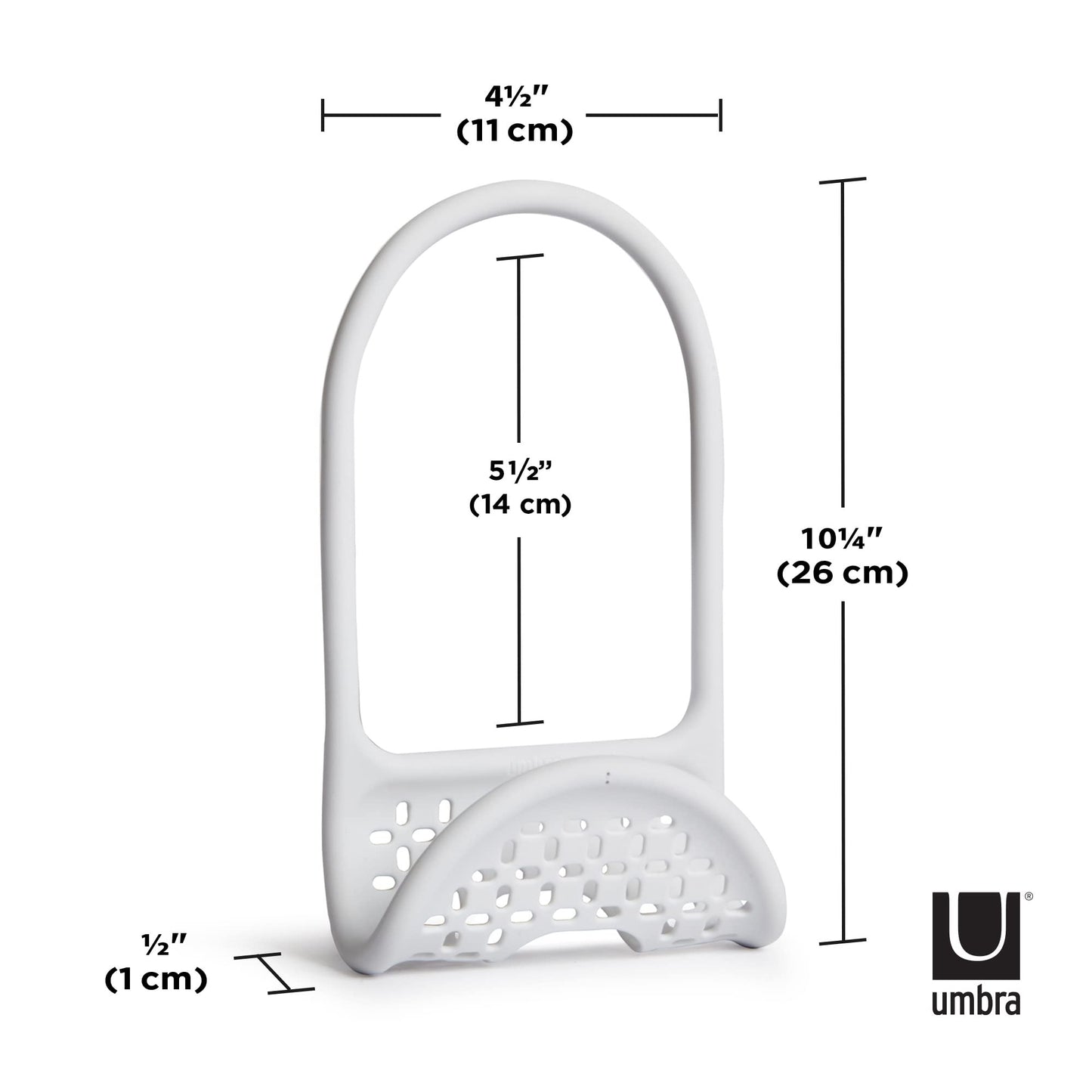 Umbra Sling Sink Caddy, White, 6 Pieces