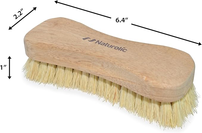 All-Natural Wooden Scrub Brush Set | Eco-Friendly Cleaning Brush Set