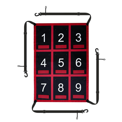 Numbered Strike Zone Target for Baseball Softball net,Throwing Pitching Hitting Batting Catching Practice Targets net with 9 Target Number Zones,Pitcher Accuracy Training Aids Equipment