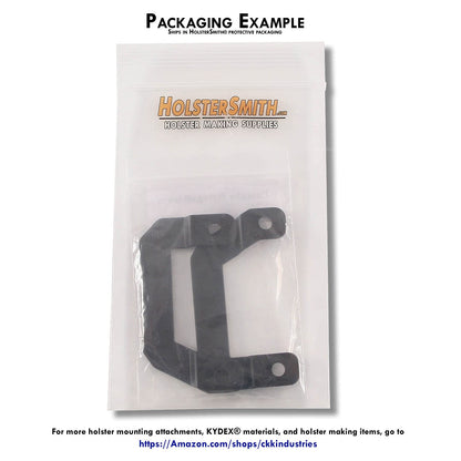 Holster Belt Loops - Pancake Design - Unbranded - (Fits 1.50 inch Belts) - (1 Pair) - for Holster Making & Hobby