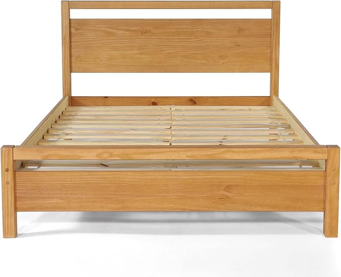 Grain Wood Furniture Loft King Size Solid Wood Bed
