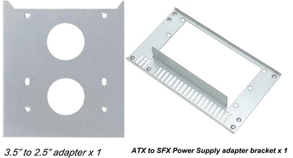 RackChoice 3u Rackmount Server Chassis MATX/Mini-ITX 3x5.25 Support ATX PSU with Either top/Bottom or Side Cooling and SFX PSU (Need to use The ATX to SFX braccket in Screw Box)