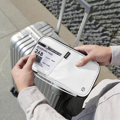 VanFn RFID Travel Passport Wallet, Family Passport Holder, Trip Document Organizer P.Travel Series