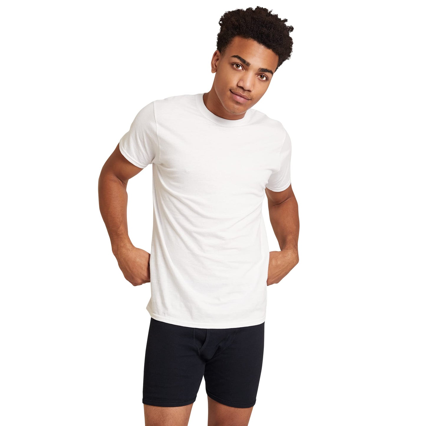 Gildan Men's Crew T-Shirts, Multipack, Style G1100, White (6-Pack), 2X-Large