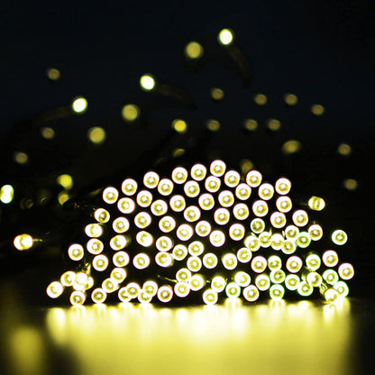 LALAPAO 2 Pack Super-Long Solar String Lights Total 170Ft 480 LED 8 Modes Solar Powered Outdoor Waterproof Christmas Fairy Lights for Xmas Tree Garden Lawn Home Wedding Party Decor(Warm White)