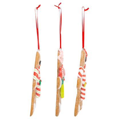 Gingerbread Man PVC Ornament by RAZ Imports, Inc