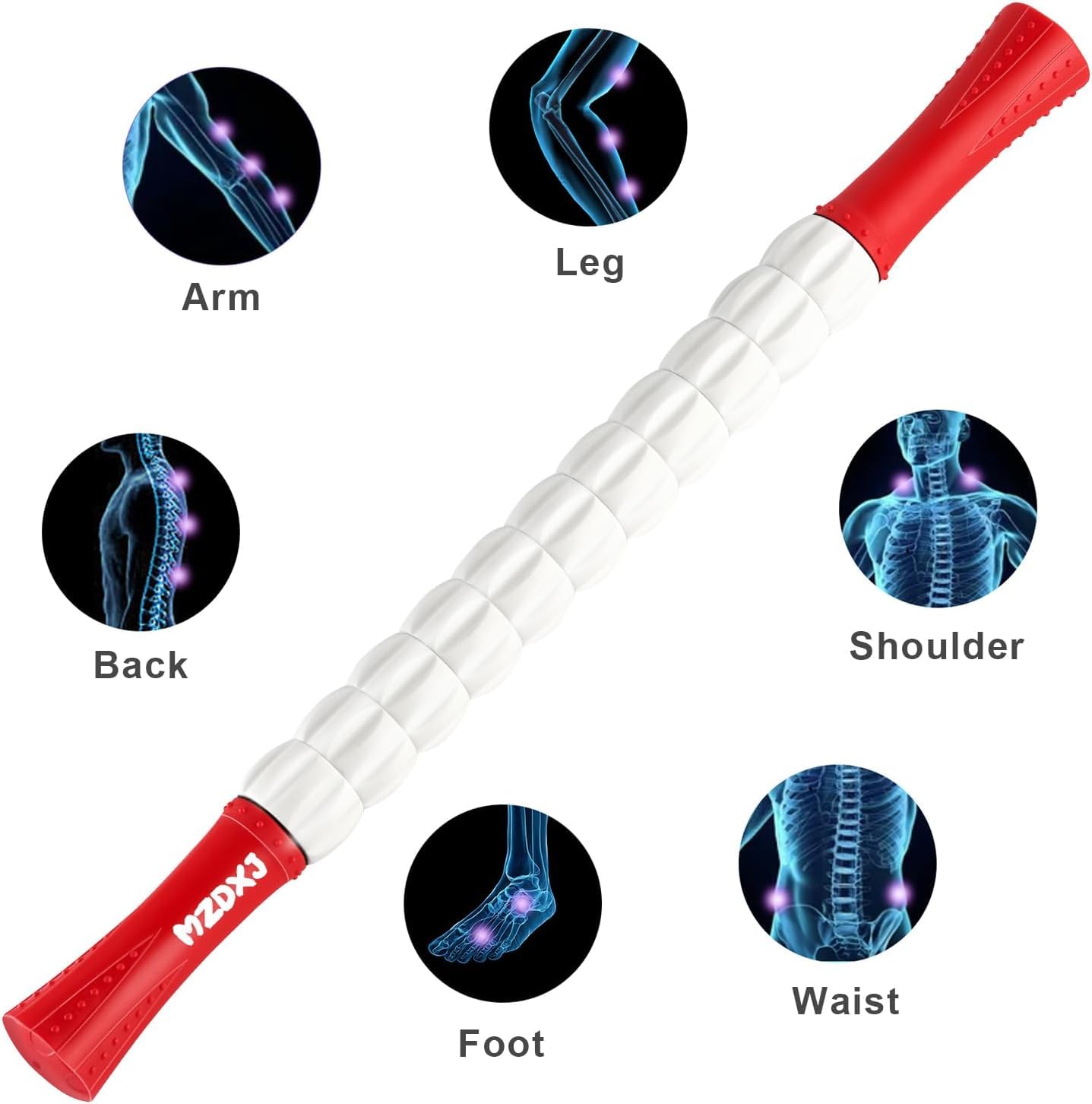 Muscle Roller, Massage Roller Stick for Athletes, Help Reducing Muscle Soreness Cramping Tightness Leg Arms Back Calves Muscle Massager