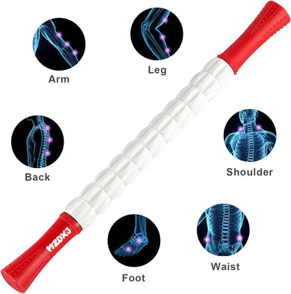 Muscle Roller, Massage Roller Stick for Athletes, Help Reducing Muscle Soreness Cramping Tightness Leg Arms Back Calves Muscle Massager