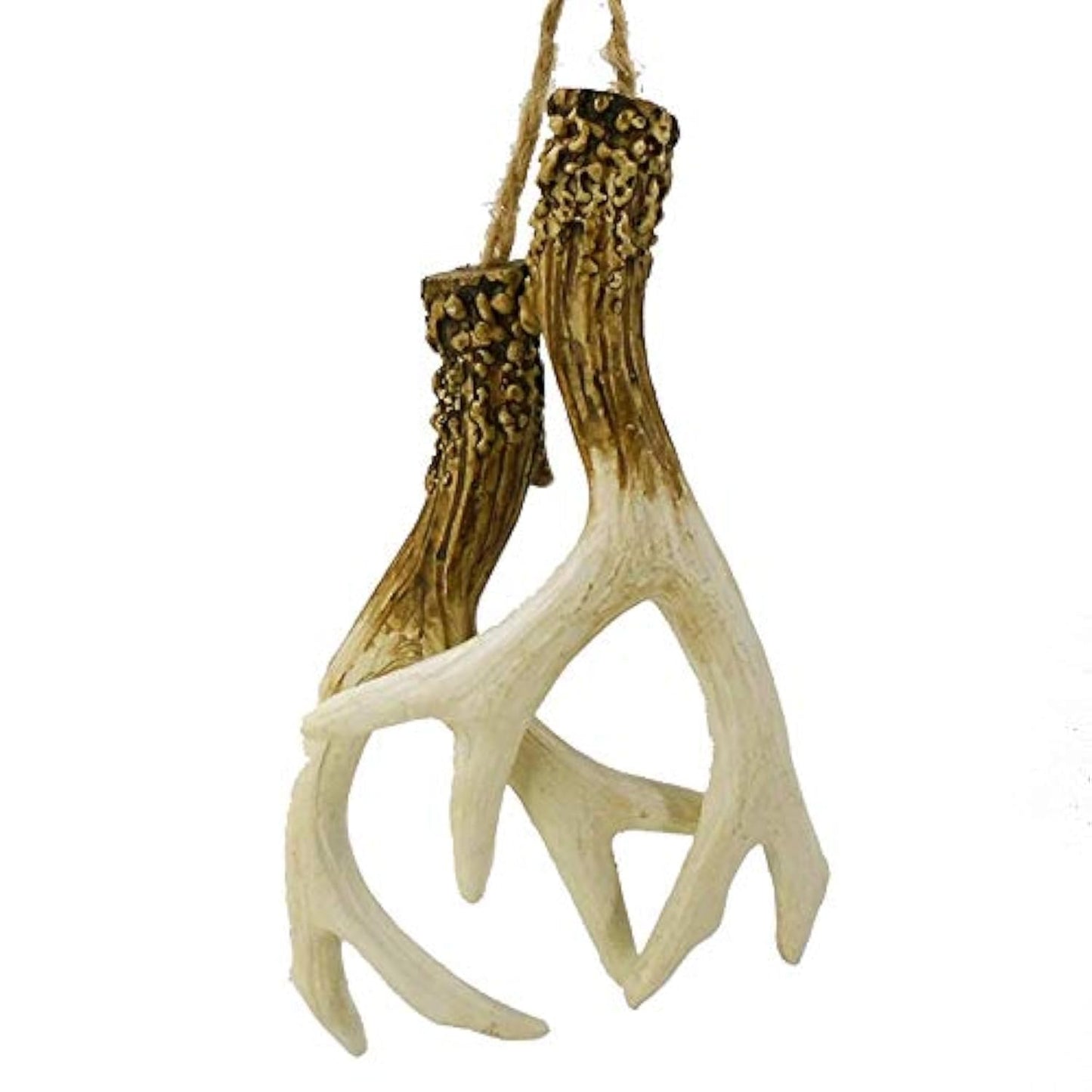 The Bridge Collection Pair of Faux Deer Antlers Ornament for Hunter