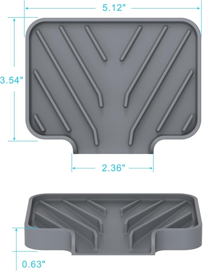 Sponge Holder for Kitchen Sink, Dish Sponge Holder & Soap Tray