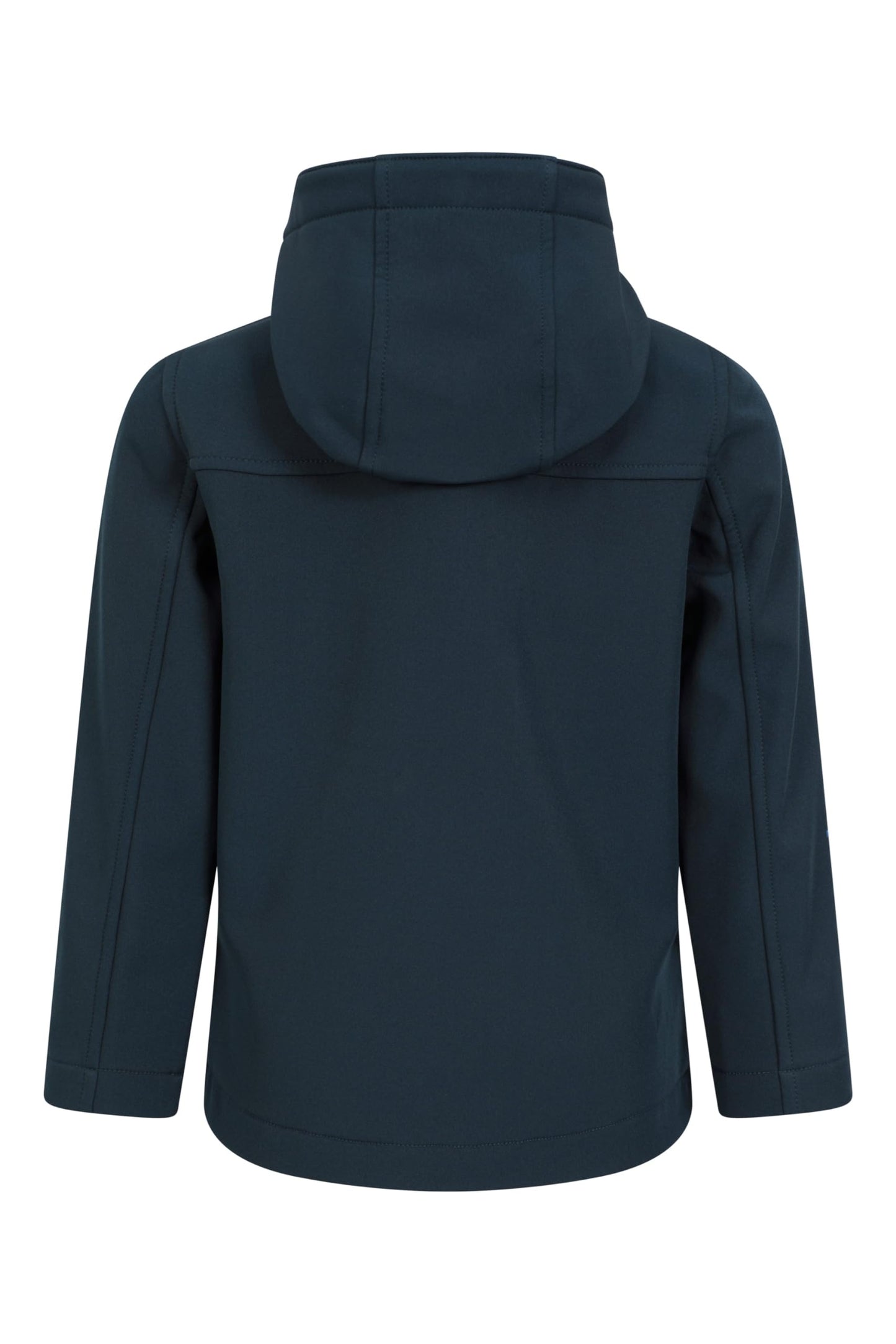Mountain Warehouse Exodus Kids Softshell Jacket - Breathable, Wind & Water Resistant, Fleece Lined Coat for Boys & Girls - For Autumn, Winter, Hiking & Outdoors Navy Kids Size 11-12 Years
