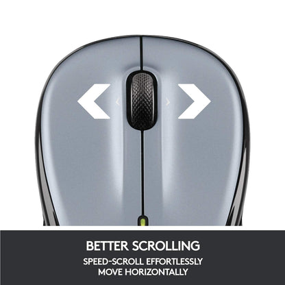 Logitech Wireless Mouse M325 with Designed-For-Web Scrolling - Light Silver
