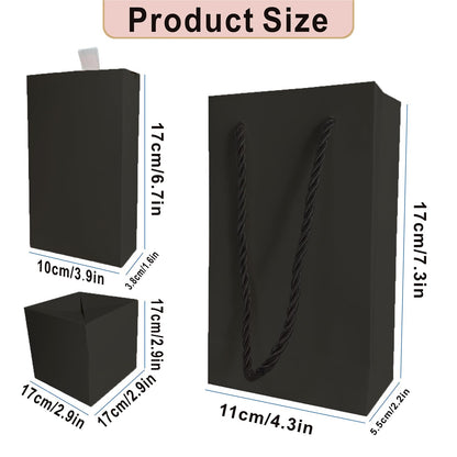 Neioaas DIY Surprise Gift Box with Accessories Set- Creative Bounce Box for Money & Photos, DIY Unique Romantic Surprise Gift Box for Birthday, Valentine's Day, Anniversary, Wedding (Birthday,Black)