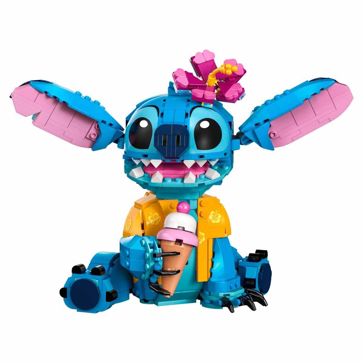 LEGO | Disney Stitch Building Toy for 9 Plus Year Old Kids, Girls & Boys, Creative Play set with Ice-Cream Cone and Character Figure, Fun Birthday Gift for Fans 43249