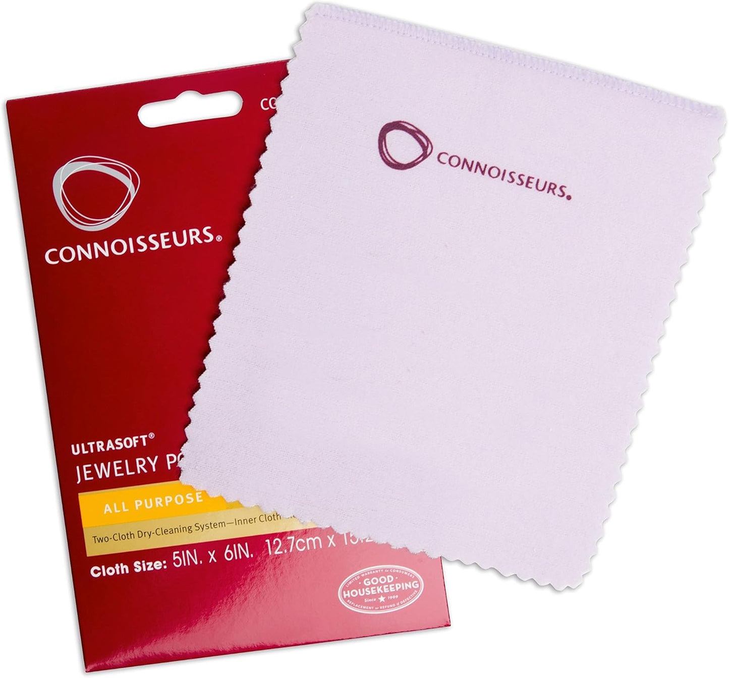 Connoisseurs Gold Jewellery Cleaner | Gold Cleaner for Jewelery with Polishing Cloth | Jewellery Solution for Diamonds, Platinum & Golds