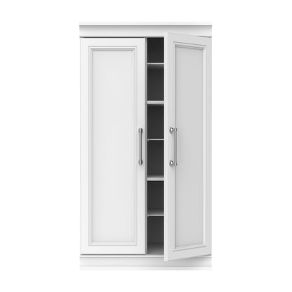 ClosetMaid Modular Storage 21.38-inch W 12-Shelf Cubby Storage Cabinet with Doors, White