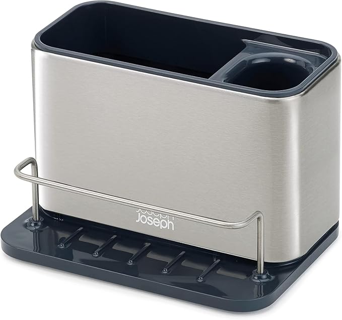 Joseph Joseph Surface Sink Caddy Stainless Steel Sponge Holder Organizer