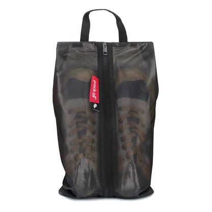 pack all Shoe Bag for Travel, Water-Resistant Shoe Pouch for Gym, Odor-Resistant Soccer Cleats Bag for Sport (Dual Pocket Version)