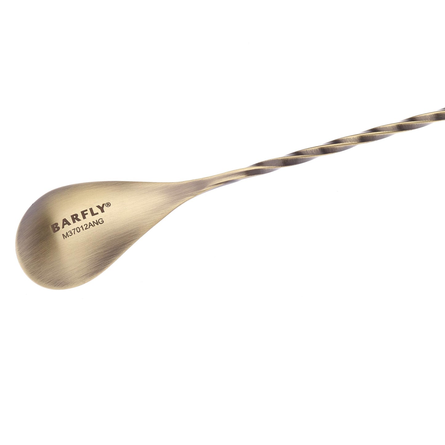 Barfly Teardrop Bar Spoon, 11 13/16" (30 cm), Antique Gold